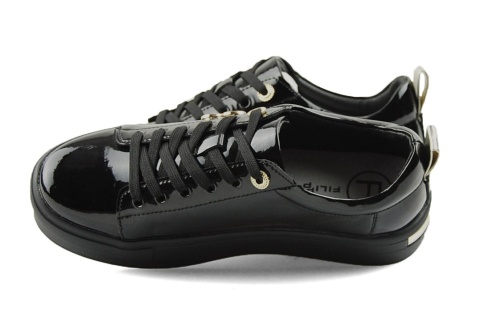 Filippo DP3533/25 czarne skórzane półbuty lakierowane Filippo DP3533/25 czarne skórzane półbuty lakierowane