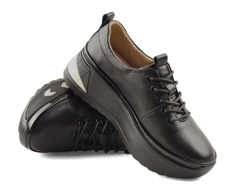 Filippo DP6427 czarne skórzane półbuty Filippo DP6427 czarne skórzane półbuty