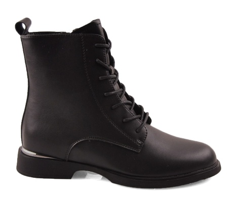 Filippo DBT6520 czarne skórzane trzewiki Filippo DBT6520 czarne skórzane trzewiki