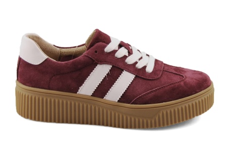 Filippo DP6776 bordowe skórzane półbuty