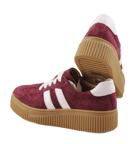 Filippo DP6776 bordowe skórzane półbuty