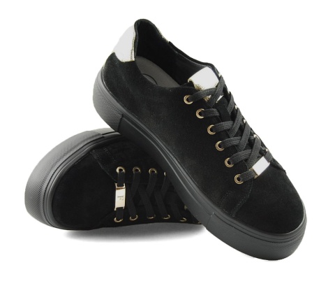 Filippo DP6850 czarne skórzane półbuty Filippo DP6850 czarne skórzane półbuty