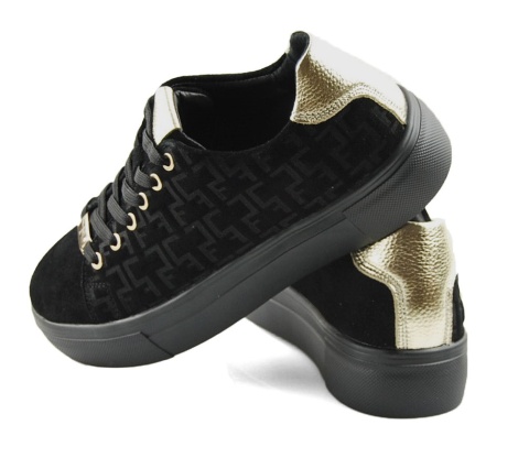 Filippo DP6850 czarne skórzane półbuty Filippo DP6850 czarne skórzane półbuty