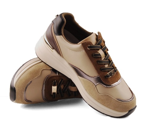 Filippo DP7105 brązowe skórzane sneakersy Filippo DP7105 brązowe skórzane sneakersy