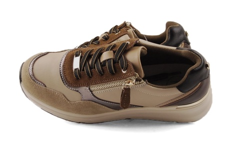 Filippo DP7105 brązowe skórzane sneakersy Filippo DP7105 brązowe skórzane sneakersy