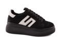 Filippo DP7175 czarne skórzane sneakersy