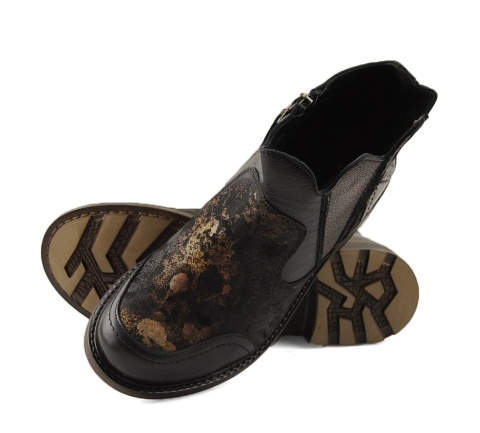 Maciejka 07006-02/00-8 brązowe skórzane botki