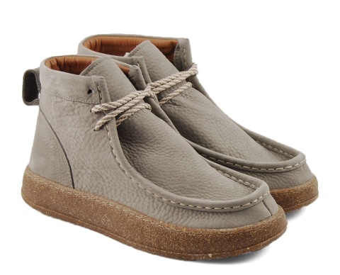Ravini 241520 szare skórzane botki Ravini 241520 szare skórzane botki
