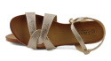 S.Barski KV51-022 złote sandały
