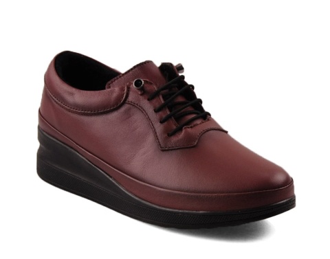 T.Sokolski BAR 401 bordowe skórzane półbuty