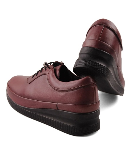 T.Sokolski BAR 401 bordowe skórzane półbuty