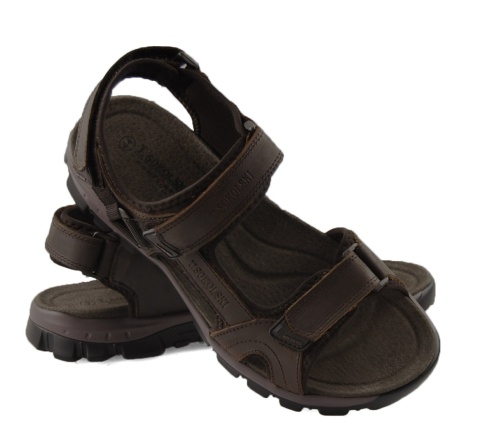 T.Sokolski L25-666 brązowe skórzane sandały