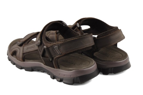 T.Sokolski L25-666 brązowe skórzane sandały