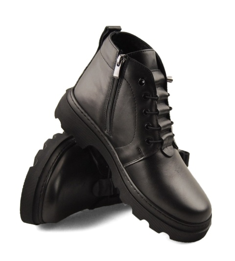 T.Sokolski OG 2896 czarne skórzane botki