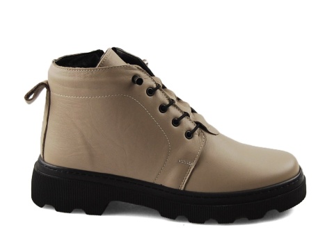 T.Sokolski OG 2896 szare skórzane botki