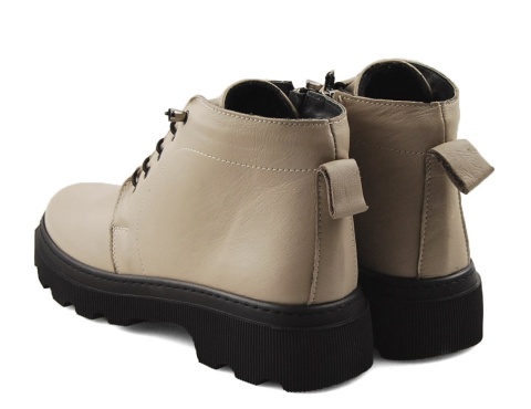 T.Sokolski OG 2896 szare skórzane botki