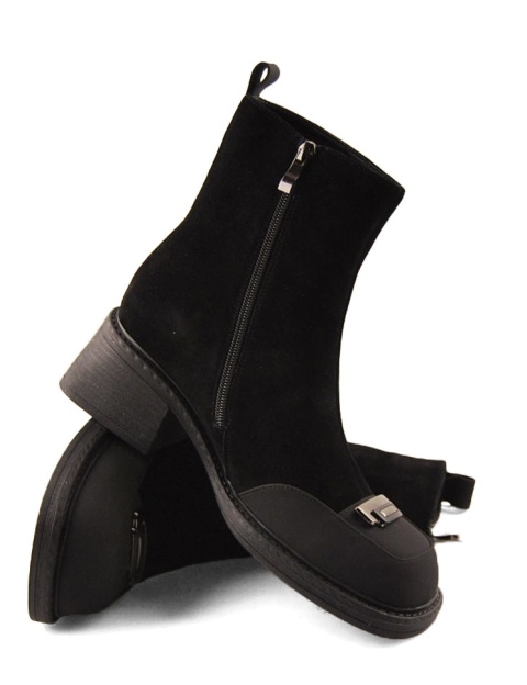 T.Sokolski Z25-126 czarne skórzane botki