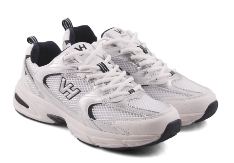Vanhorn 25-27305WH2 biało-granatowe półbuty Vanhorn 25-27305WH2 biało-granatowe półbuty