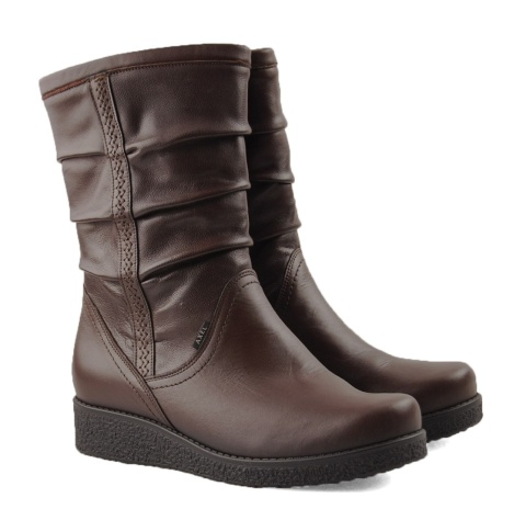 Axel 4055 brązowe skórzane botki