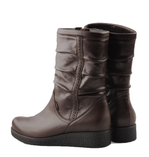 Axel 4055 brązowe skórzane botki