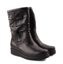 Axel 4055 czarne skórzane botki