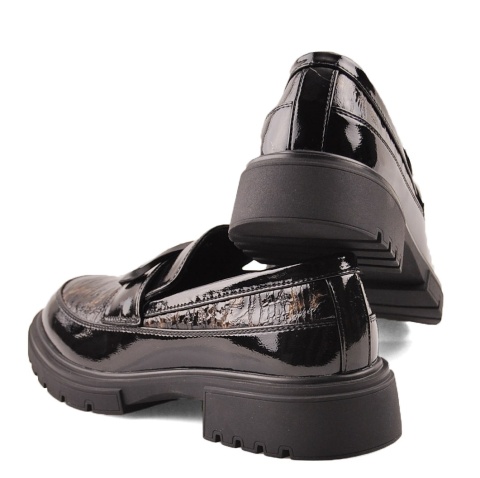 Artiker 57C0184 czarne skórzane półbuty