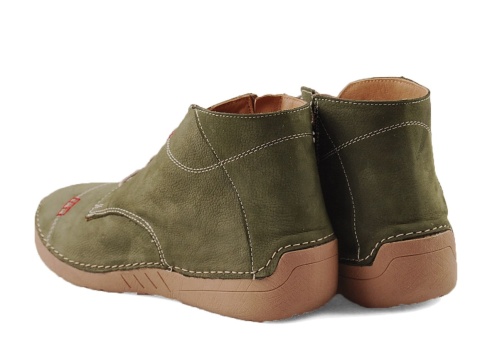 Artiker 57C2119 zielone skórzane półbuty