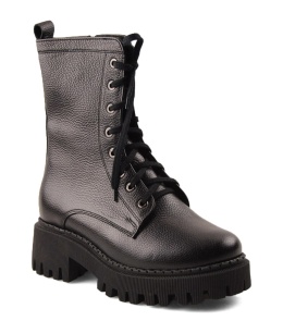 ButBal 401 czarne skórzane trapery