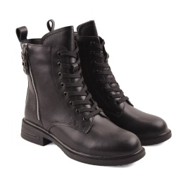 Filippo DBT6303 czarne skórzane botki