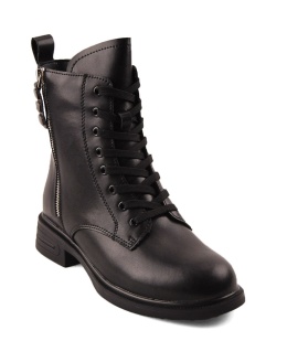 Filippo DBT6303 czarne skórzane botki