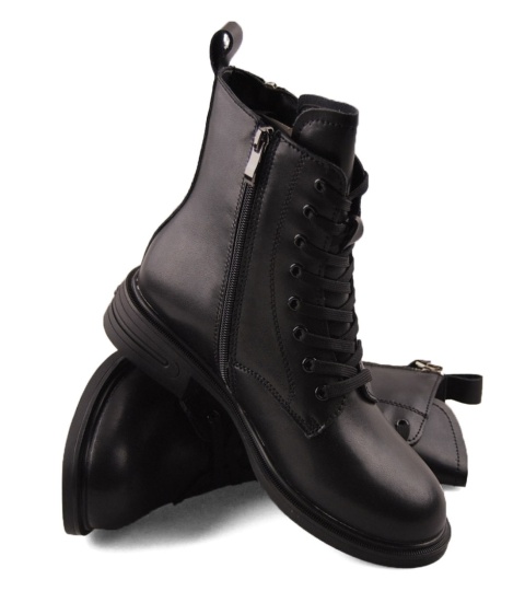 Filippo DBT6303 czarne skórzane botki Filippo DBT6303 czarne skórzane botki