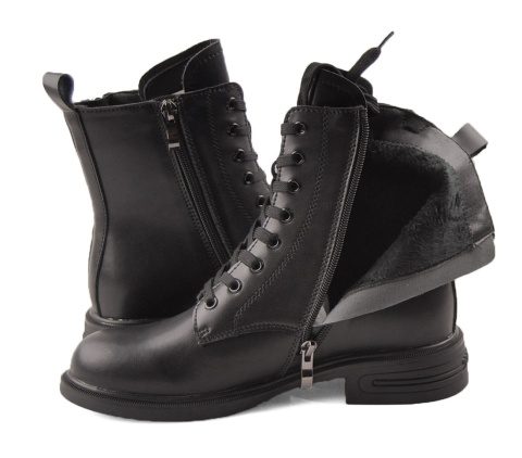 Filippo DBT6303 czarne skórzane botki Filippo DBT6303 czarne skórzane botki