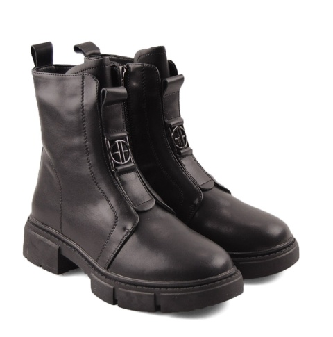 Filippo DBT6524 czarne skórzane botki Filippo DBT6524 czarne skórzane botki