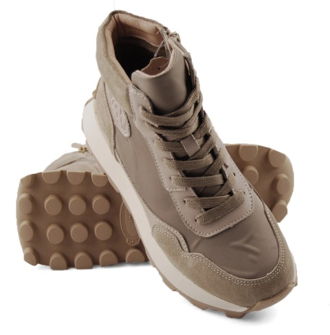 Filippo DBT7158 beżowe skórzane botki Filippo DBT7158 beżowe skórzane botki