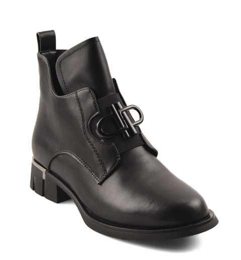 Filippo DBT7191 czarne skórzane botki Filippo DBT7191 czarne skórzane botki