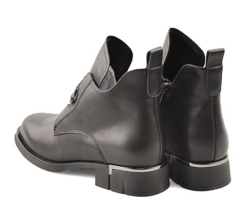 Filippo DBT7191 czarne skórzane botki Filippo DBT7191 czarne skórzane botki