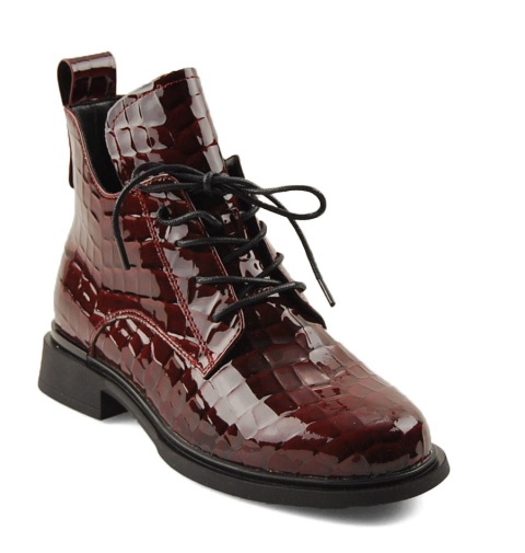 Filippo DBT7239 bordowe skórzane trzewiki Filippo DBT7239 bordowe skórzane trzewiki