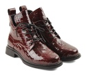 Filippo DBT7239 bordowe skórzane trzewiki Filippo DBT7239 bordowe skórzane trzewiki