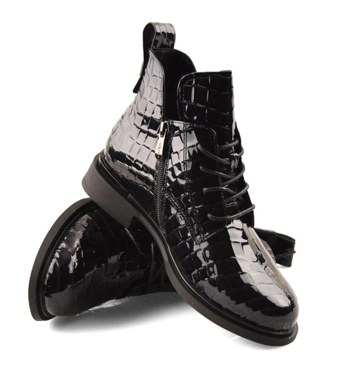 Filippo DBT7239 czarne skórzane botki Filippo DBT7239 czarne skórzane botki