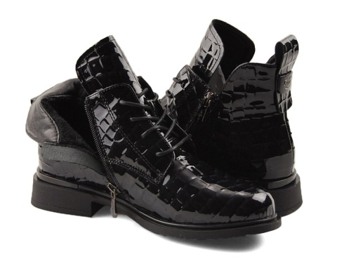 Filippo DBT7239 czarne skórzane botki Filippo DBT7239 czarne skórzane botki