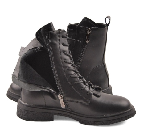Filippo DBT7250 czarne skórzane trzewiki Filippo DBT7250 czarne skórzane trzewiki