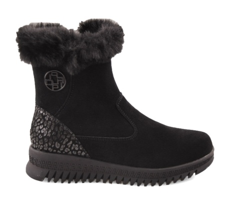 Filippo DBT7271 czarne skórzane botki