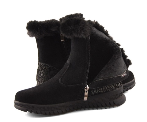 Filippo DBT7271 czarne skórzane botki