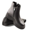 Filippo DBT7274 czarne skórzane botki Filippo DBT7274 czarne skórzane botki