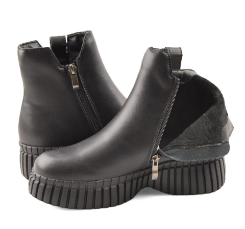 Filippo DBT7274 czarne skórzane botki Filippo DBT7274 czarne skórzane botki