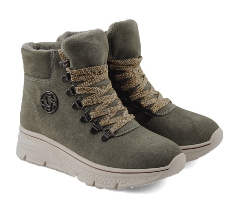 Filippo DBT7290 szare skórzane botki Filippo DBT7290 szare skórzane botki