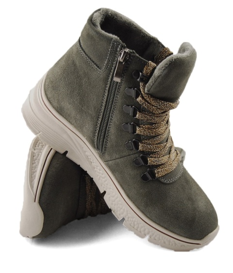 Filippo DBT7290 szare skórzane botki Filippo DBT7290 szare skórzane botki