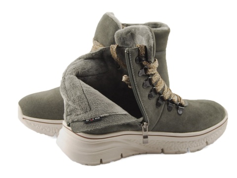 Filippo DBT7290 szare skórzane botki Filippo DBT7290 szare skórzane botki