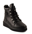 Filippo DBT7416 czarne skórzane botki