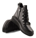 Filippo DBT7416 czarne skórzane botki